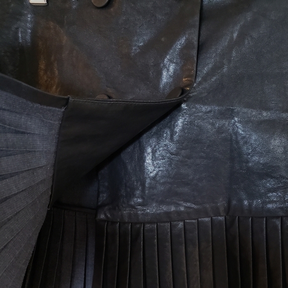 Zara Faux leather pleated skirt size Small - Picture 8 of 10